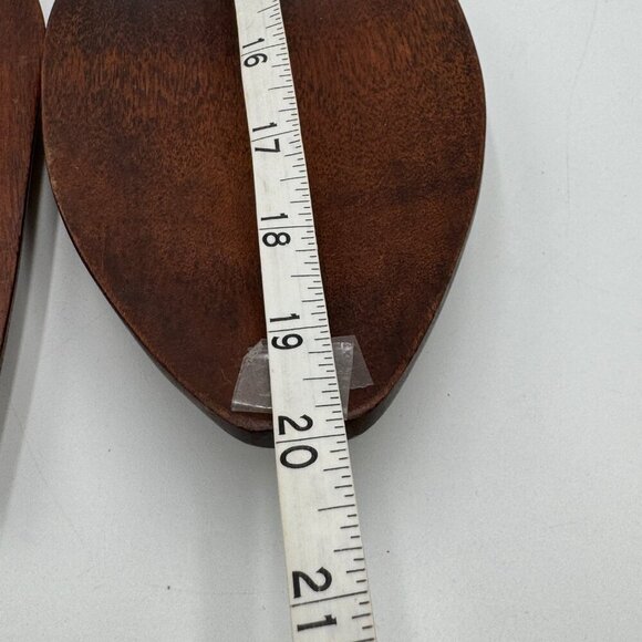 Vintage Large 20" Hand Carved Wood Fork Spoon Dining Kitchen Wall Décor large ti - Picture 10 of 10